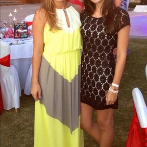 Neon color block Vince Camuto dress size 4